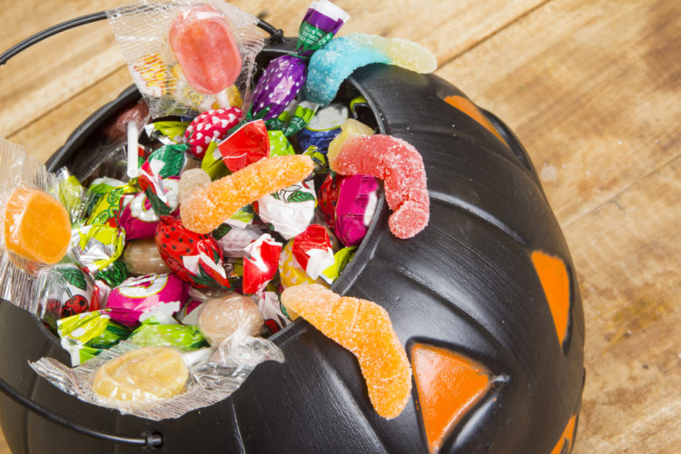 Halloween candy and dental health